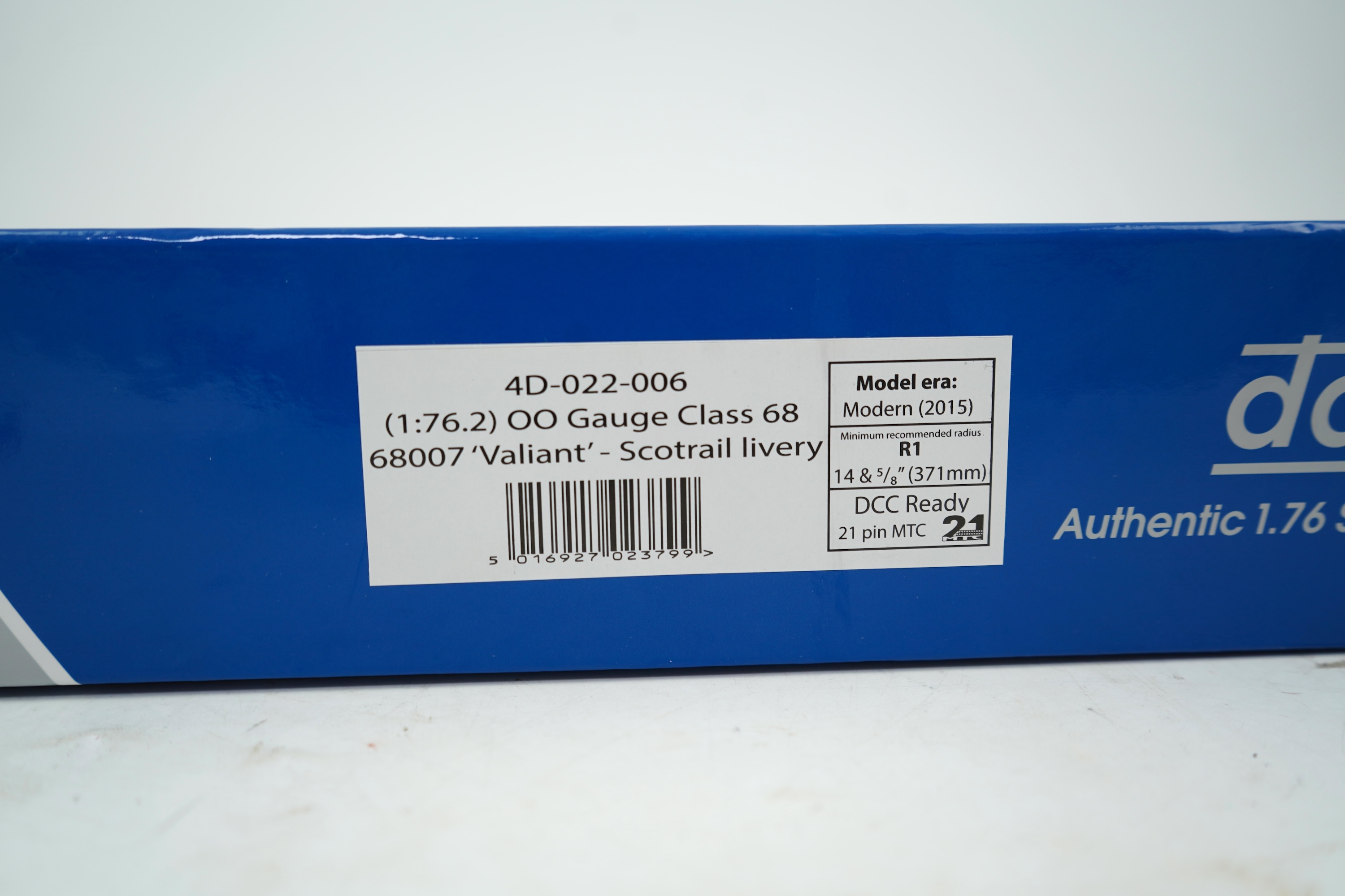 A boxed Dapol 00 gauge railway ScotRail Class 68 Bo-Bo diesel electric locomotive, Vailant 68007